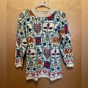 Hand-Knitted Northern Isles Tunic Sweater